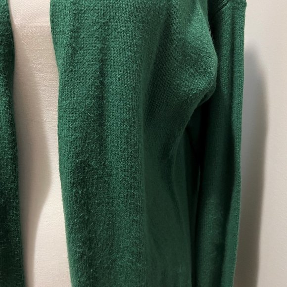 Ann Taylor Kelly Green open concept Cardigan Sweater Size Small - Picture 4 of 5